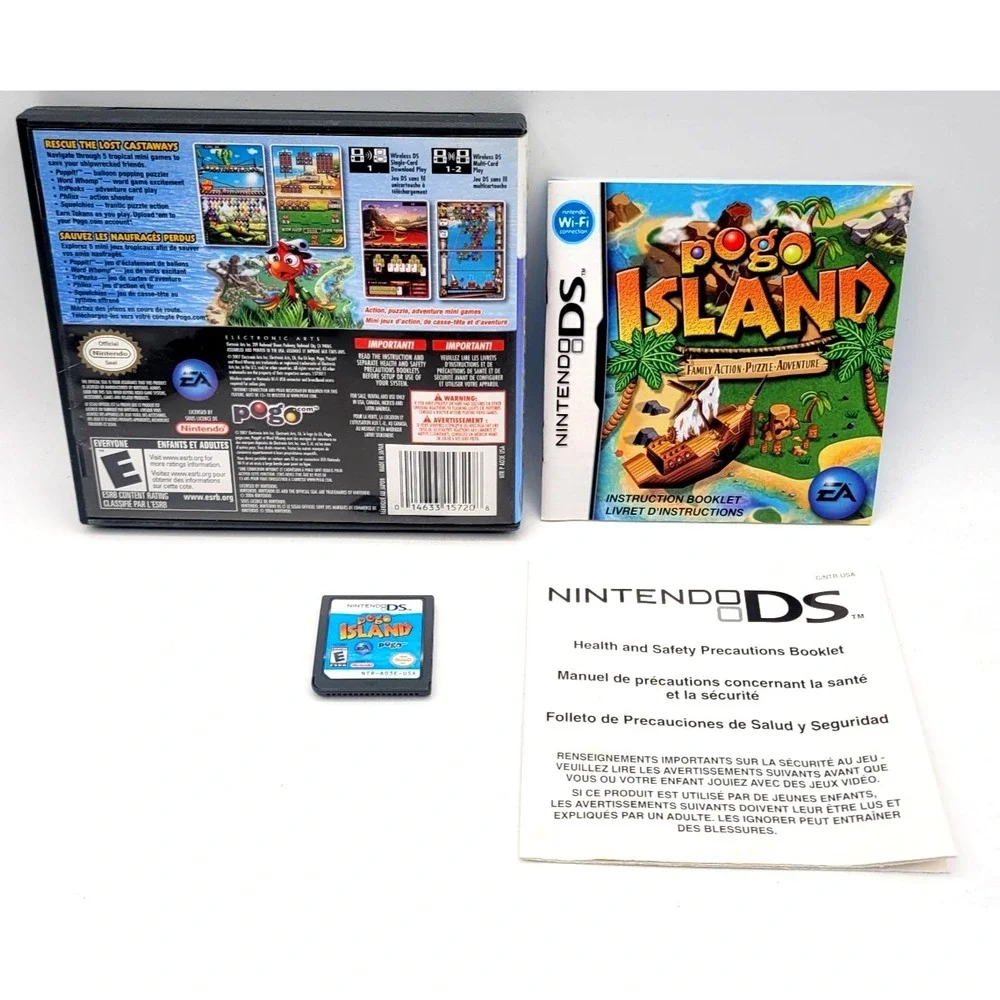 Pogo Island Nintendo‎ DS GAME CIB COMPLETE IN BOX